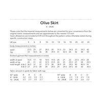 Olive Skirt Sewing Pattern - Dhurata Davies