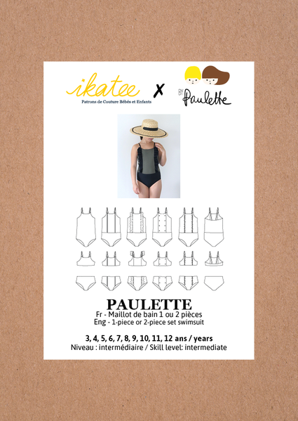 PAULETTE swimsuit - Girl 3/12 - PDF Sewing Pattern
