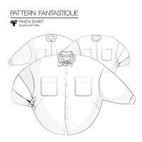 Phen Shirt - Sewing Pattern - Pattern Fantastique