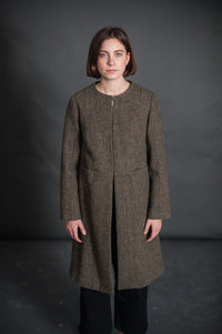 The Strand Coat Womens Pattern - Merchant & Mills