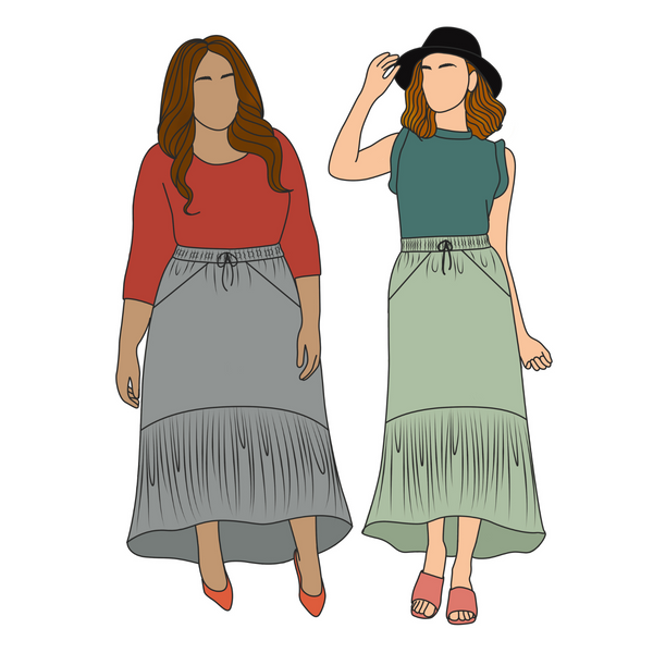 Serene Skirt Sewing Pattern - Size Me