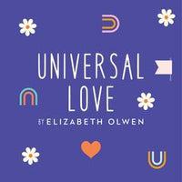 Pennant Power - Pink - Universal Love - Elizabeth Olwen - Cloud 9 Fabrics - Poplin