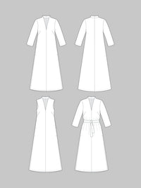 V-Neck Dress Pattern - The Assembly Line