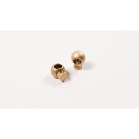 Metal Cord Stoppers - Rose Gold (sold per pair)