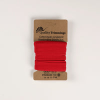 Cotton Stretch Jersey Bias Tape - European Import - Oeko-Tex® - Various Colors