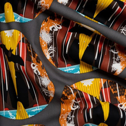 Bat Cave - Halloween - Charley Harper - Birch Fabrics - Poplin - Simplifi Fabric