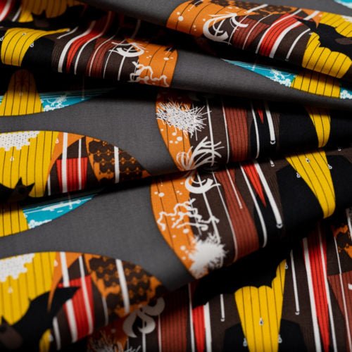 Bat Cave - Halloween - Charley Harper - Birch Fabrics - Poplin - Simplifi Fabric
