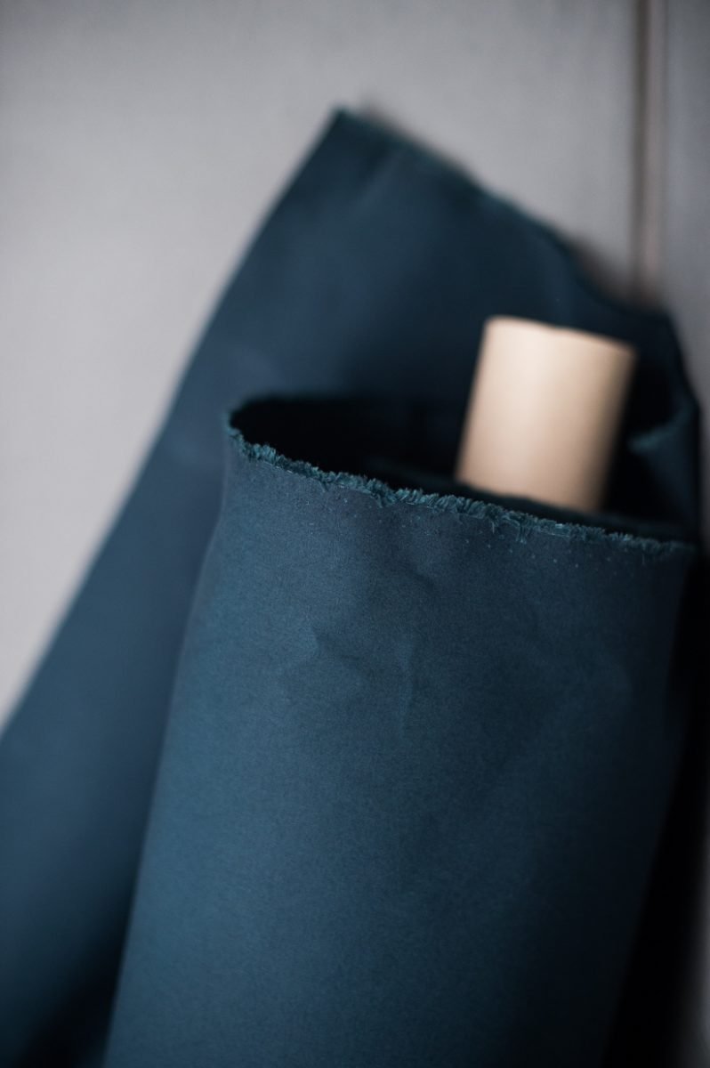 British Organic Cotton Dry Oilskin 7.2oz - Midnight - Merchant & Mills - Simplifi Fabric