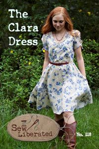 Clara Dress Paper Pattern - Sew Liberated