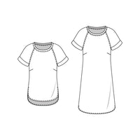 Coram Top & Dress Pattern - Allie Olson