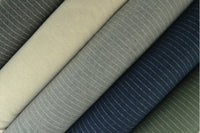 Cotton Flannel Knitted STRIPES - European Import - Oeko-Tex® - Silver Grey