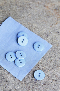 Curb Cotton Button - European Import - Oeko-Tex® - Mind The Maker - 18mm (Various Colors)