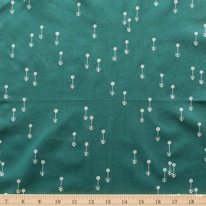 Desert Flowers - Forest - Charley Harper The Desert - Birch Fabrics - Poplin - Simplifi Fabric