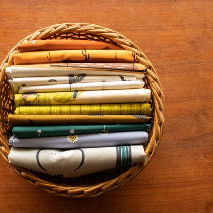 Desert Flowers - Forest - Charley Harper The Desert - Birch Fabrics - Poplin - Simplifi Fabric