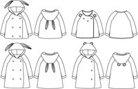 Grand'Ourse Cardigan & Jacket Sewing Pattern - Kids 3/12Y - Ikatee