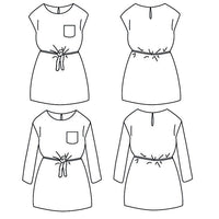 Corfu Dress Sewing Pattern - Girl 3/12Y - Ikatee