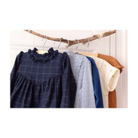 Louise Blouse & Dress Sewing Pattern - Girl 3/12Y - Ikatee