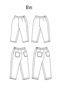 The Eve Trouser Womens PDF Pattern - Merchant & Mills