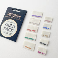 LIMITED EDITION MULTI PACK Metallic Side Seam Woven Label Pack - Mixed 10 pack 2021 - Kylie And The Machine