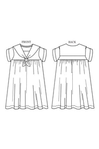 The Skipper Dress (Kids / 3-8 yrs) PDF Pattern - Merchant & Mills