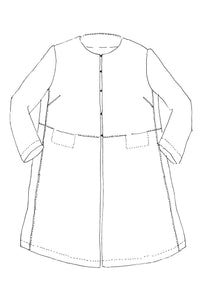 The Strand Coat Womens Pattern - Merchant & Mills