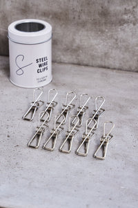 Steel Wire Clips - MEDIUM (6 colors) - Sewply