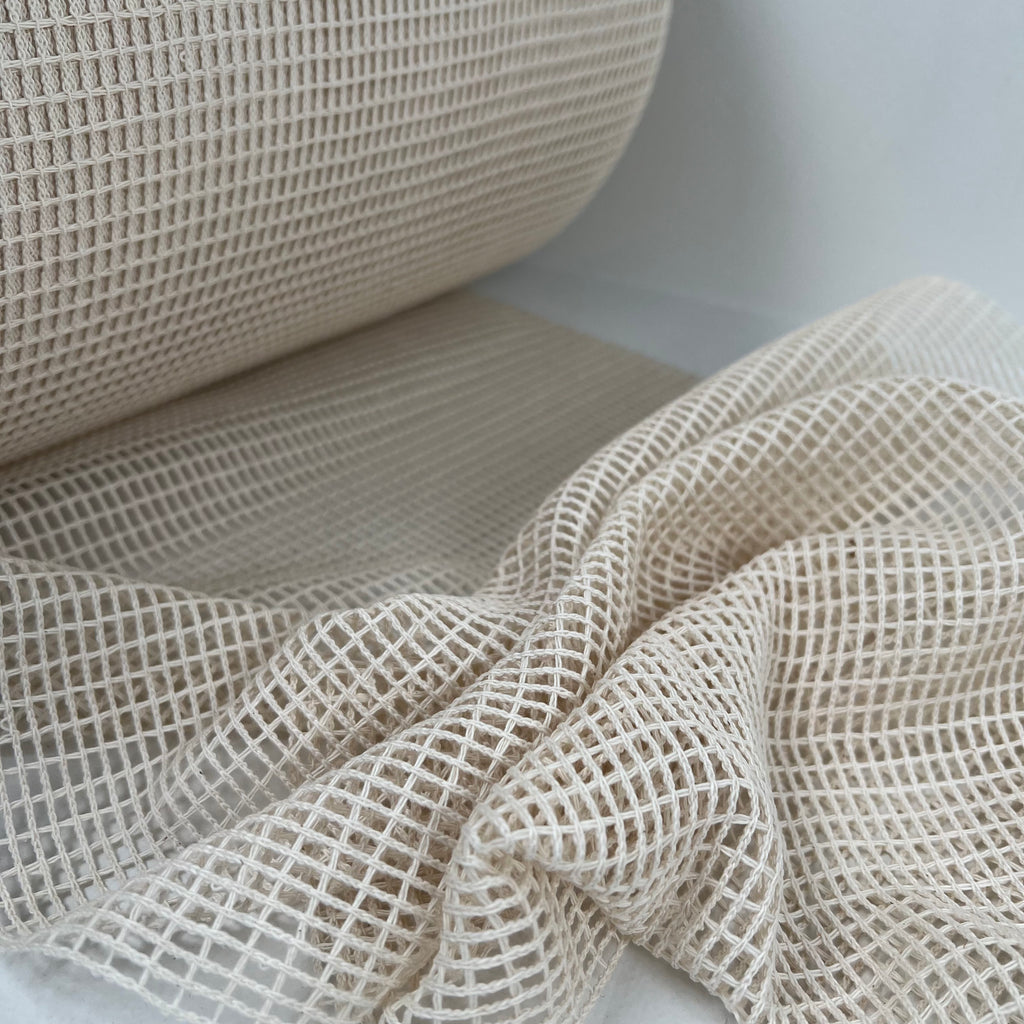 USA Grown Cotton Mesh / Net - Made In Canada - Natural