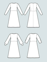 Multi-Sleeve Midi Dress Pattern - The Assembly Line