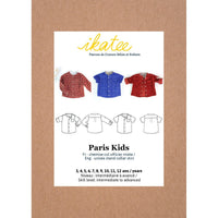Paris Kids Shirt Sewing Pattern - Kids 3/12 - Ikatee