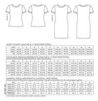 Rio RInger T-Shirt & Dress Pattern - True Bias