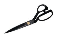 12" Midnight Edition Fabric Shears - Rubber Handle - LDH Scissors