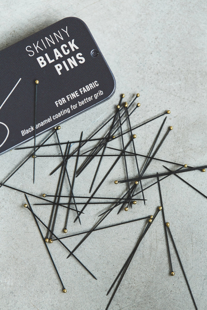 Skinny Black Pins - Sewply – Simplifi Fabric