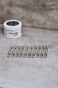 Steel Wire Clips - SMALL (6 colors) - Sewply