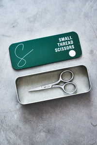 Small Thread Scissors - Black or Steel - Sewply