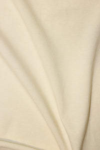 Lightweight Organic Cotton Spandex Long Staple Jersey - Grown & Made in USA - Natural