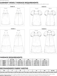 ZW Tier Dress - Birgitta Helmersson - PDF Pattern